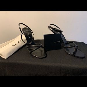 St John Kitty Strappy Italian Heel